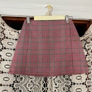Plaid Mini Skirt